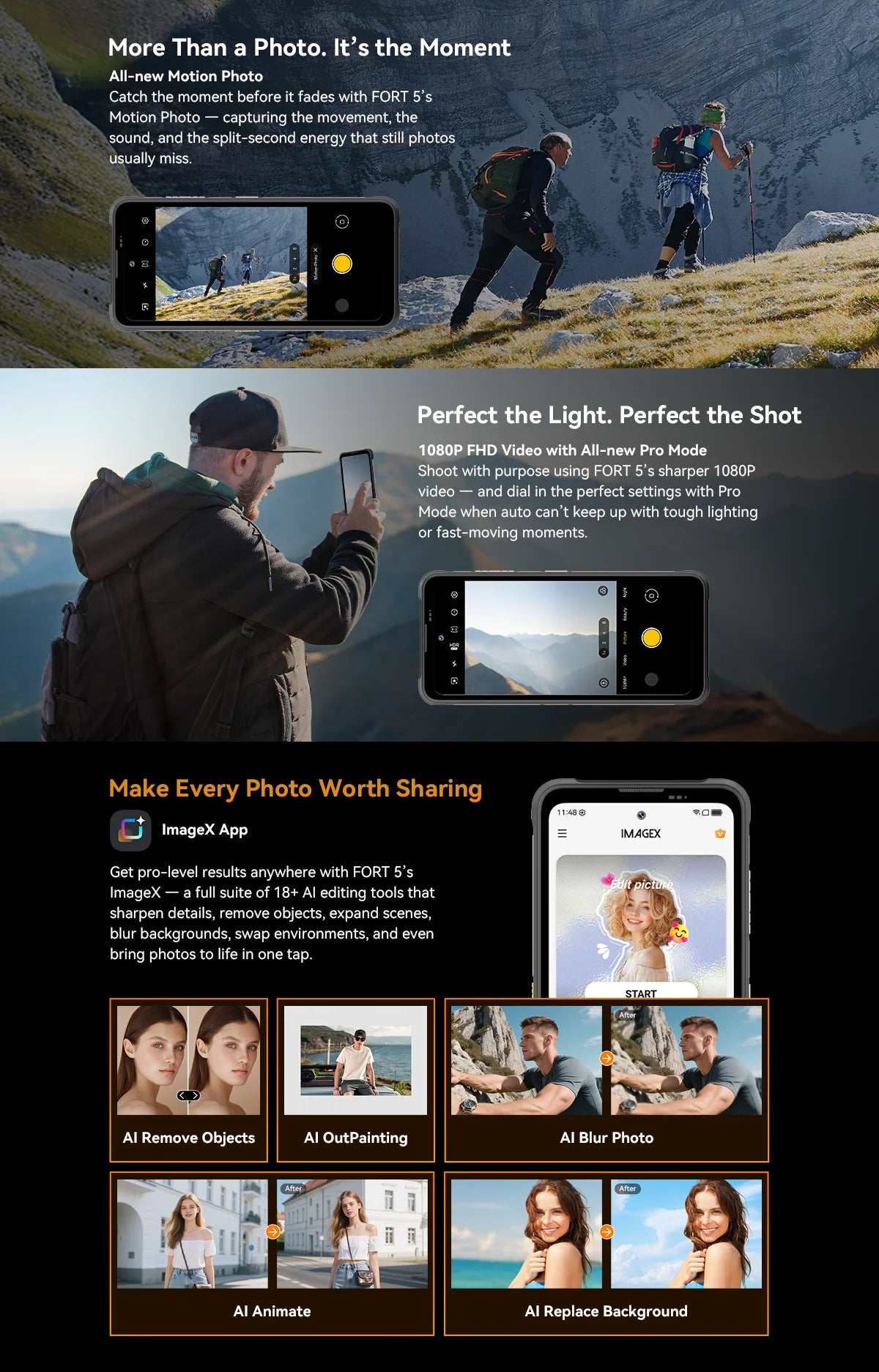 【World premiere】Blackview Fort 5 Rugged SmartPhone 6.78-inch 2.4K 120Hz Display 108Mp Camera 2W BOX Speaker IP68&IP69K Cellpho