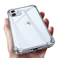 Luxury Shockproof Clear Phone Case For iPhone 17 16 15 13 12 11 14 Pro Max Mini XR XS 7 8 Plus Silicone Transparent Back Cover