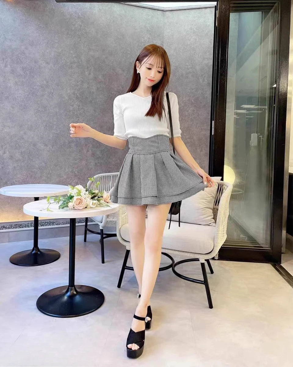 2026 Y2k Aesthetic Sweet Mini Cake Skirts Womens Fairy Pleated High Waist Faldas Gothic JK Zipper Streetwear Grunge Faldas Skirt