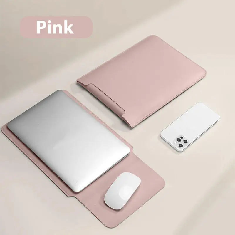 Business Travel Briefcase 11-16 Inch Laptop Sleeve Case PU Cover Notebook Protective Pouch Laptop Case Cover Non-Magnetic