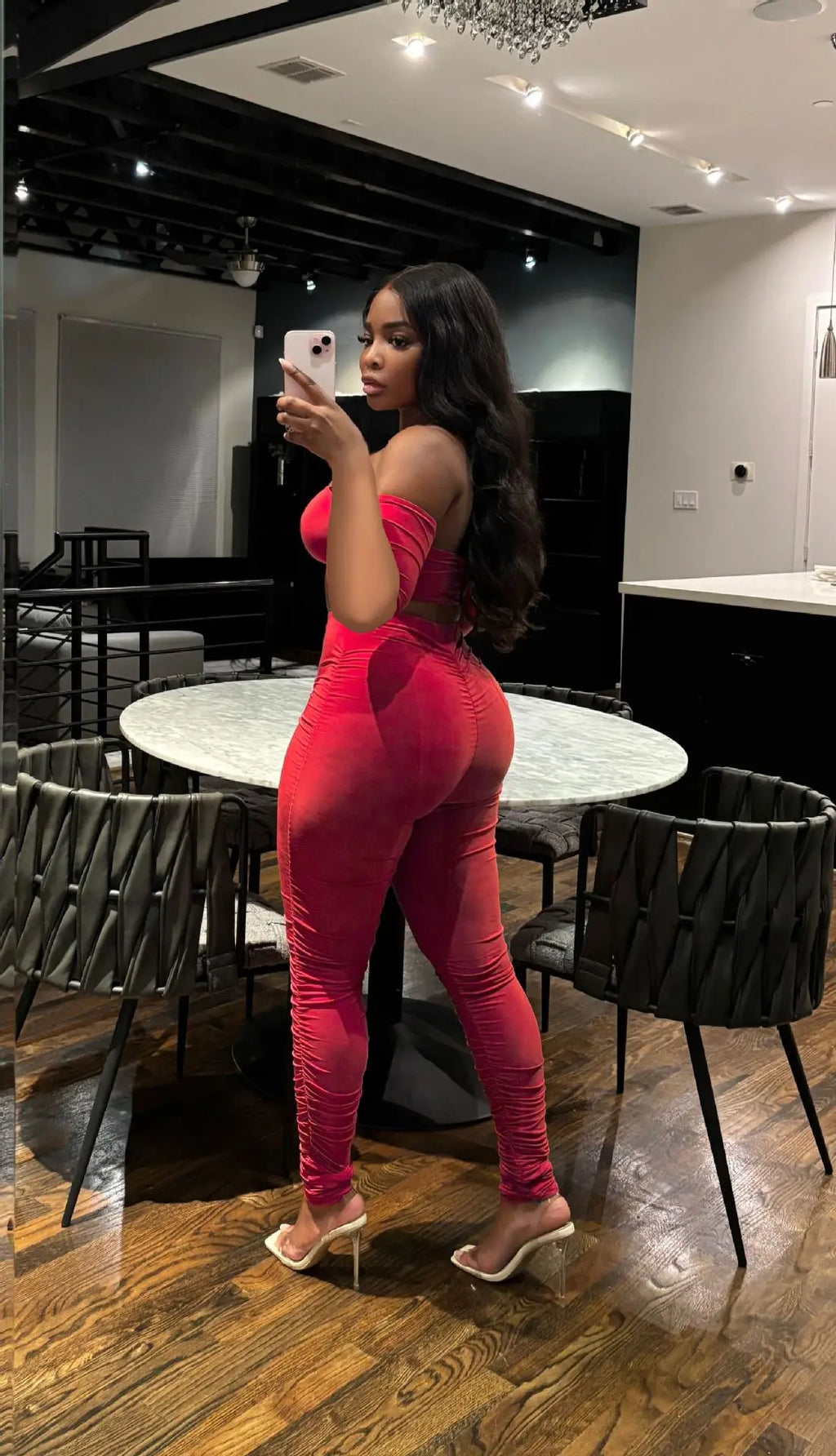 Fitness Women's Set Ruched Stacked Off Shoulder Crop Top and Legging Pants 2025 Summer Two 2 Piece Sets Outfit Tracksuit
