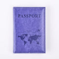 Simple New Passport Cover Case Fashion Credit Card Holder Wallet Pouch Women Men Travel Wedding Passport Covers Holder