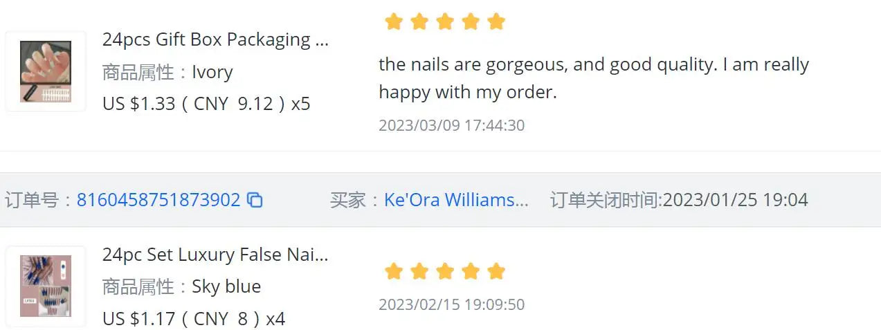 24Pcs Ballet False Nails Long French Press on Nails with Flower Design Wearable Coffin Fake Nail Pink Bow Design Manicure Tips