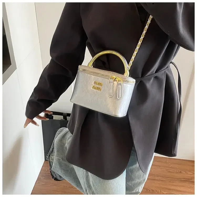 Solid Color Satchel Diaper Bag Women Simple Fashion Handbag Leather Shoulder Crossbody Purse Tote Messenger Shopper Designer