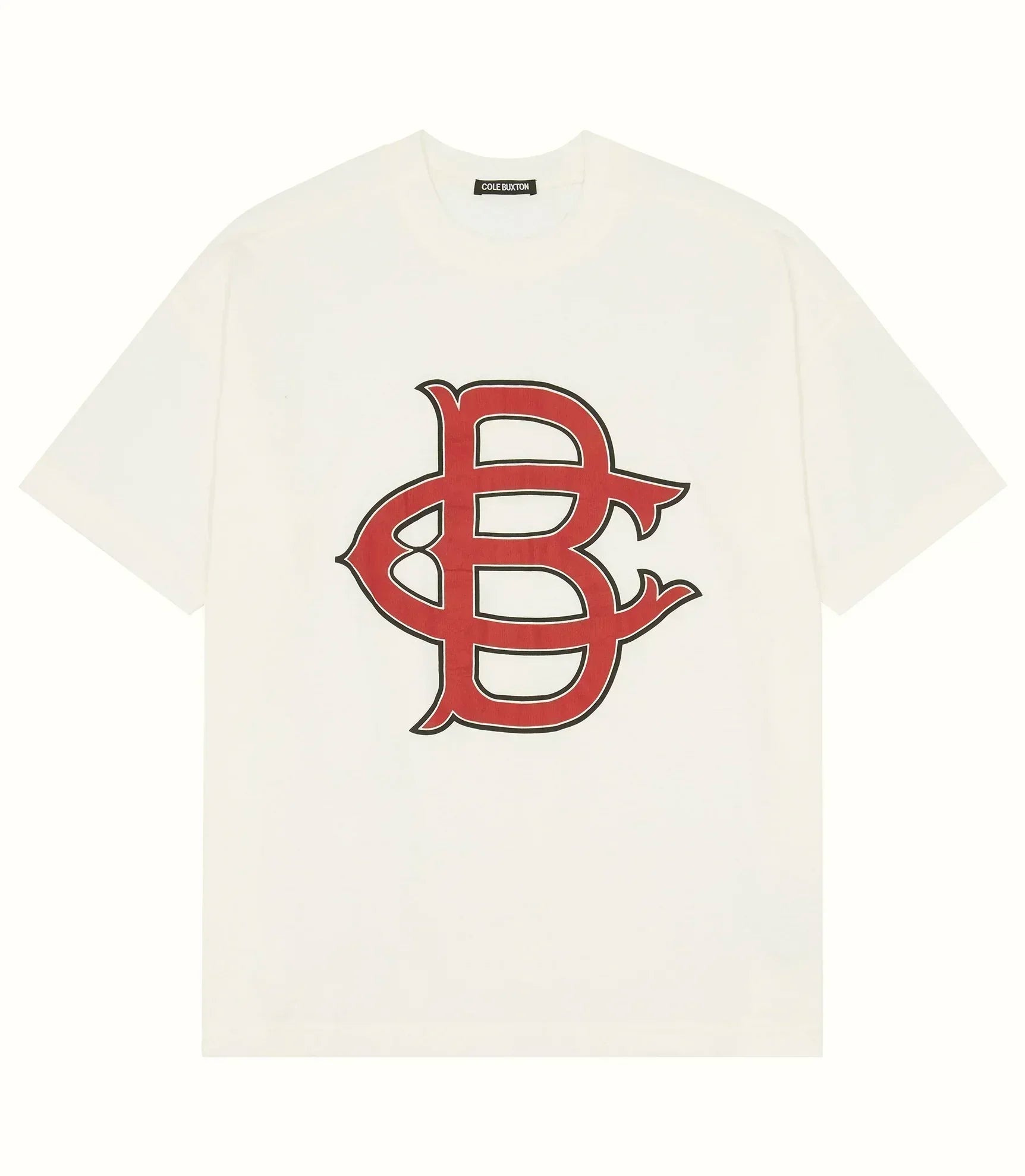 Classic Outdoor Leisure Cole Buxton Spring/Summer Men/Women Top Letter Logo Printed Short sleeved T-shirt Black White  Tees GYM