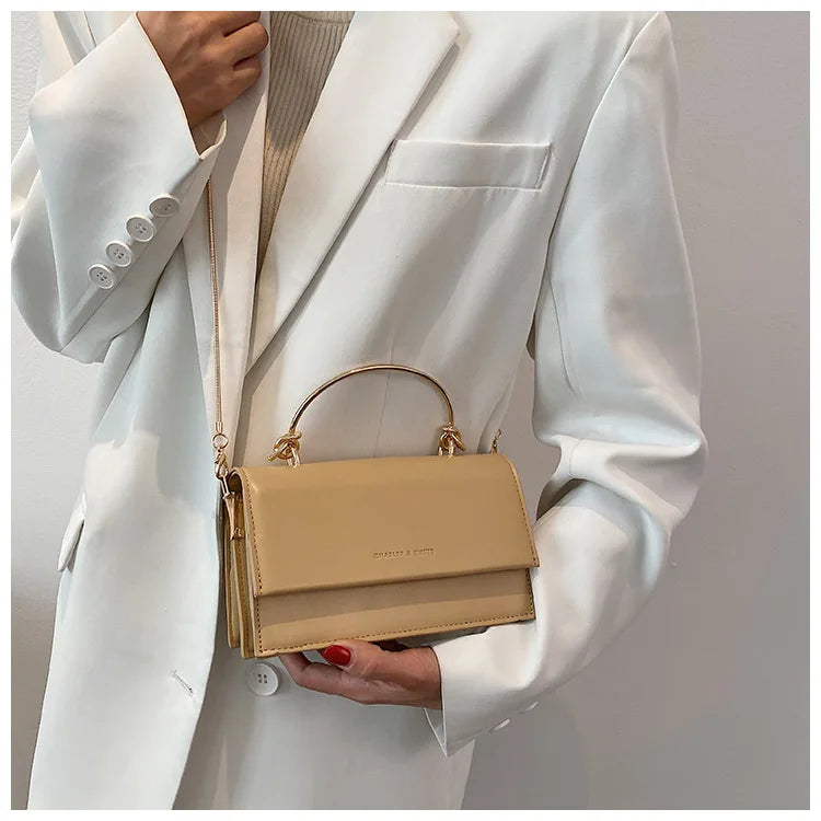 Popular Chain Strap Crossbody Bags For Women Fashion Flap Shoulder Bag Pu Leather Designer Handbags Women's Messenger Bags