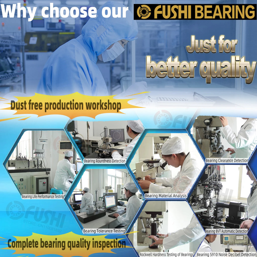 FUSHI MR85 ZZ Bearing 5x8x2.5 mm 10Pcs MR85ZZ RS 2RS MR85Open Handpiece Bearings For Video Card High Speed For Motor