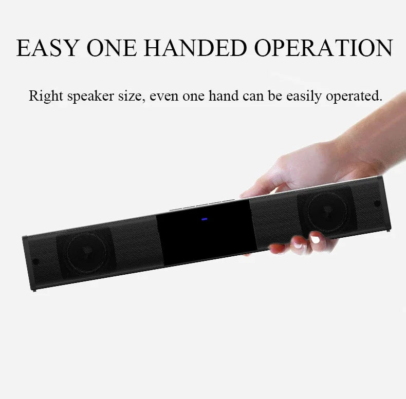 Super Powerful Sound Bar Portable Wireless Bluetooth Speaker Surround Stereo Home TV Sound Box Subwoofer FM Radio caixa de som