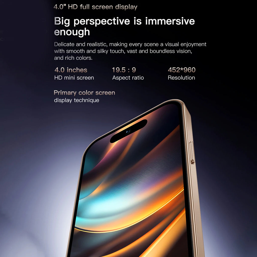ONEMYTH M17 Pro Mini Smartphone 4.0-inch 2000mAh Dual SIM 4G LTE 2GB+16GB 3GB+64GB Android Ideal Gift Backup Phone