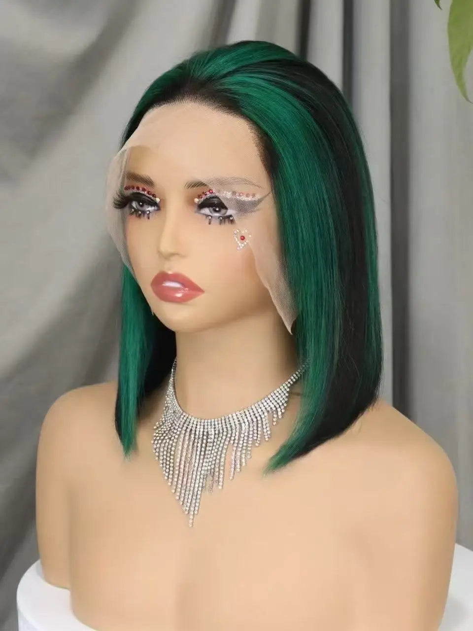Pink Bob Wig Human Hair Wigs 250% 13x4 Transparent Lace Front Double Drawn Bone Straight Colored Bob Wigs for Black Women