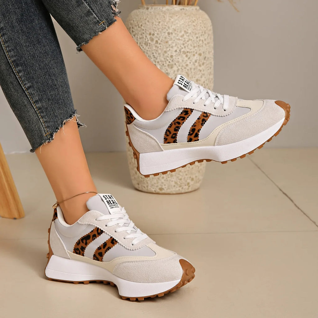 New 2025 Women Sneakers Thick Bottom Casual Fashion Sneakers Women Lightweight Soft Bottom Sport Shoes Women Summer Mesh Shoes