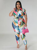 Summer Suit Ladies Satin Silk Top and Pants Sexy Plus Size 2 Piece Set Women Outfit Casual Elegant Wholesale Dropshipping