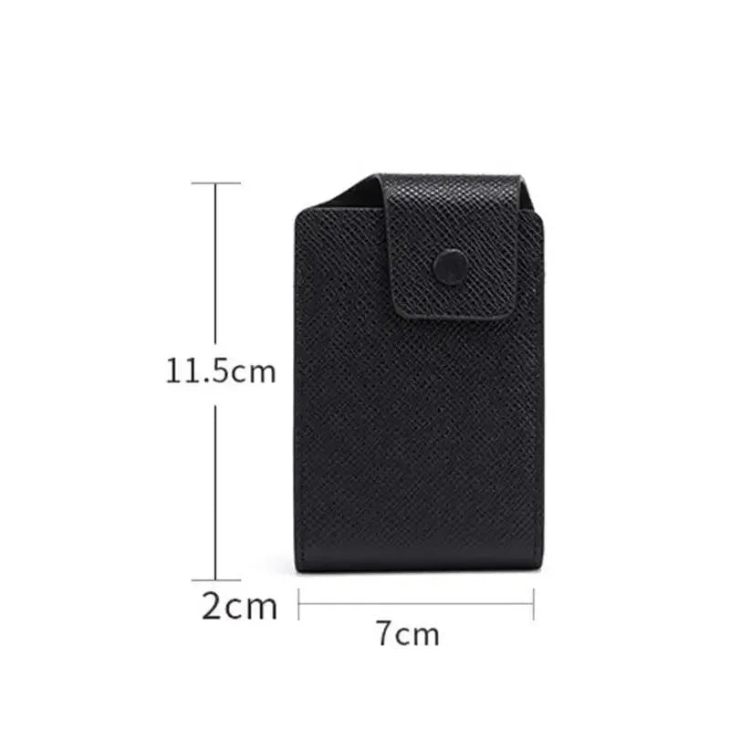 New PU Leather Men Wallet Credit Cards Bank Card Change Holder Fashion Casual Business Mini Multifunctional Buckle Purse Pocket