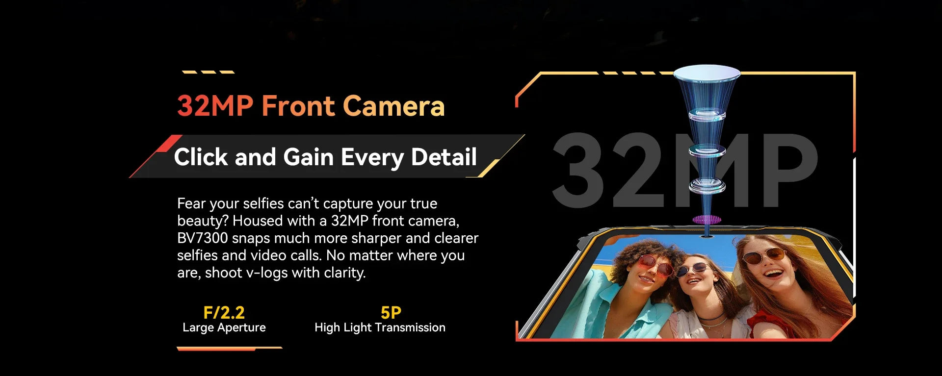 Blackview BV7300 Rugged Phone 18GB(6+12) 256GB Dual Camping Lights Call Phone Helio G81 Octa Core 15000mAh Smartphone Android 14
