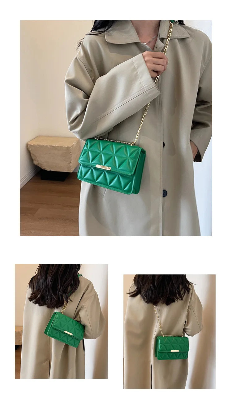 Fashionable Retro Women's Crossbody Bags, Simple and Versatile Casual Shoulder Bag, Suitable for Commuting and Banquets