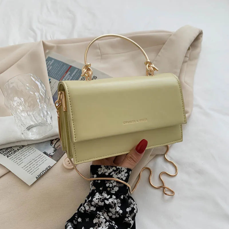 Popular Chain Strap Crossbody Bags For Women Fashion Flap Shoulder Bag Pu Leather Designer Handbags Women's Messenger Bags