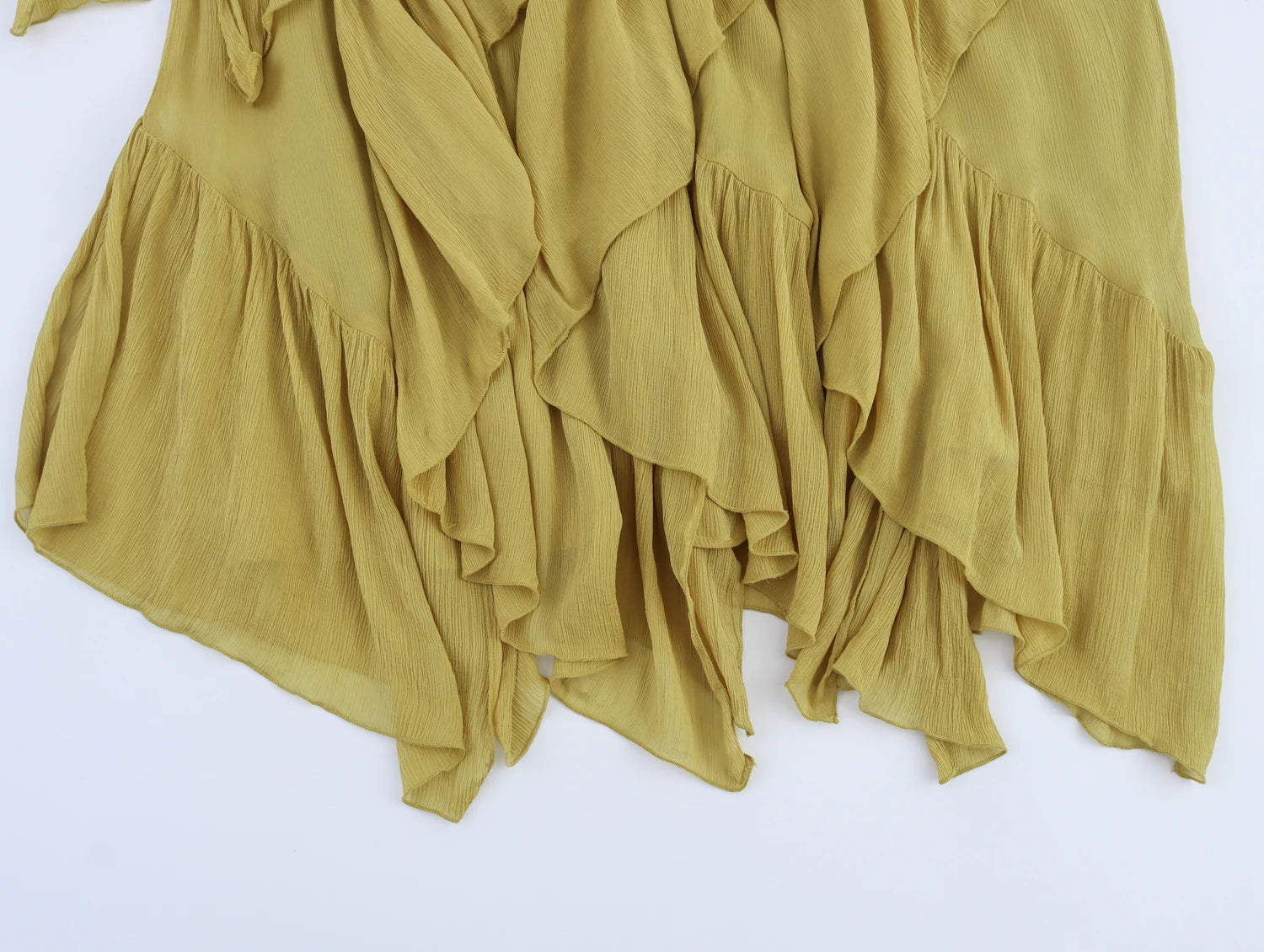 Irregular Ruffles Cake Skirt Pleated Cake Womens Skirt High Waist Faldas Mujer Japan Style Eleganr Skirts Spring Summer 2025