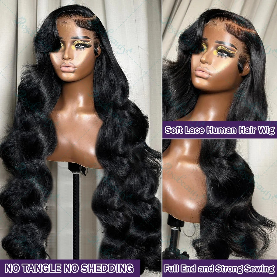 200% Transparent Body Wave Lace Front Brazilian 13x4 Curly Human Hair Wigs 13x6 Hd Lace Frontal Wig For Women 5x5 Closure Wig