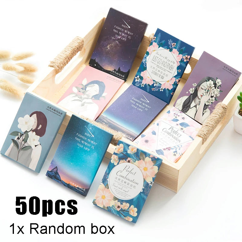 50 / 100 pcs Sheets Face Oil Blotting Paper Matting Face Wipe Tissue Facial Cleaner Face Oil Control Film Oil Absorbing Paper