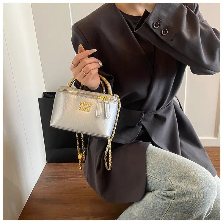 Solid Color Satchel Diaper Bag Women Simple Fashion Handbag Leather Shoulder Crossbody Purse Tote Messenger Shopper Designer