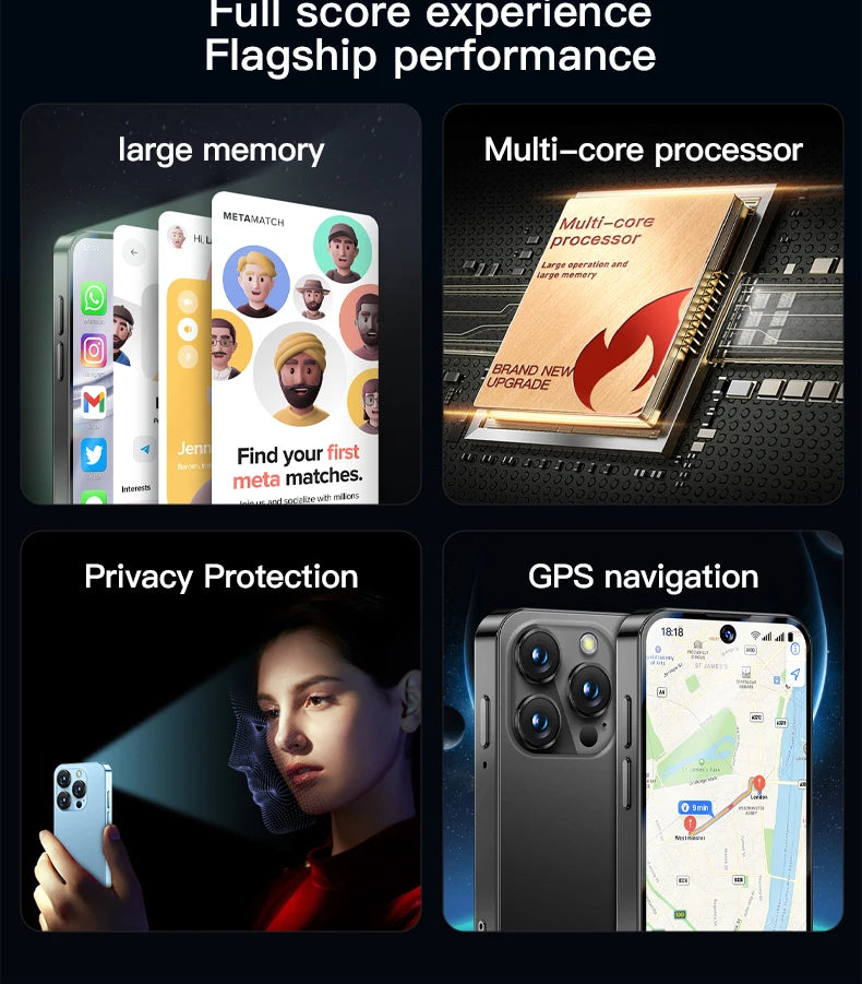 SERVO 19PRO 4G Network Mini Smartphone Android12 OS RAM 6GB ROM 128GB Play Store GPS OTG 3.88" Display 2 SIM Pocket Smart Phones