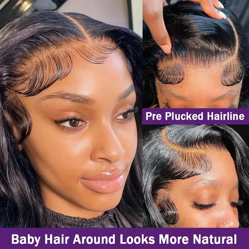 200% Transparent Body Wave Lace Front Brazilian 13x4 Curly Human Hair Wigs 13x6 Hd Lace Frontal Wig For Women 5x5 Closure Wig