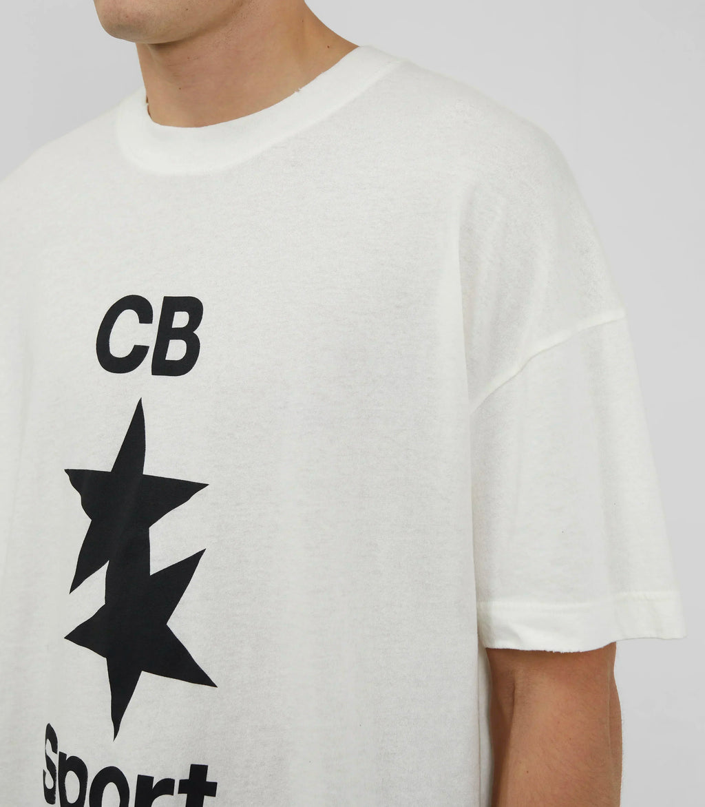 Classic Outdoor Leisure Cole Buxton Spring/Summer Men/Women Top Letter Logo Printed Short sleeved T-shirt Black White  Tees GYM
