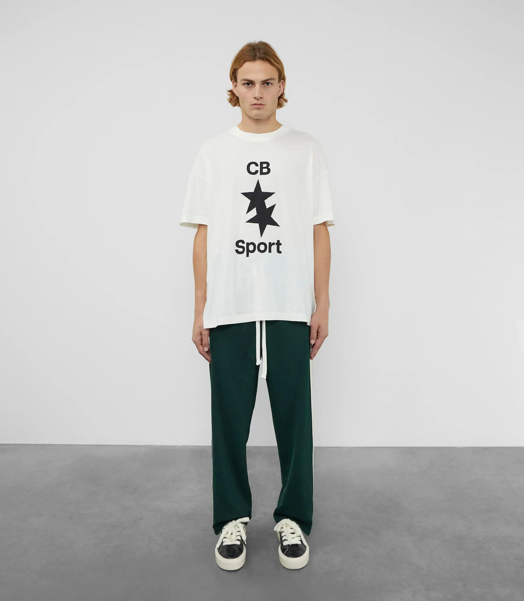 Classic Outdoor Leisure Cole Buxton Spring/Summer Men/Women Top Letter Logo Printed Short sleeved T-shirt Black White  Tees GYM