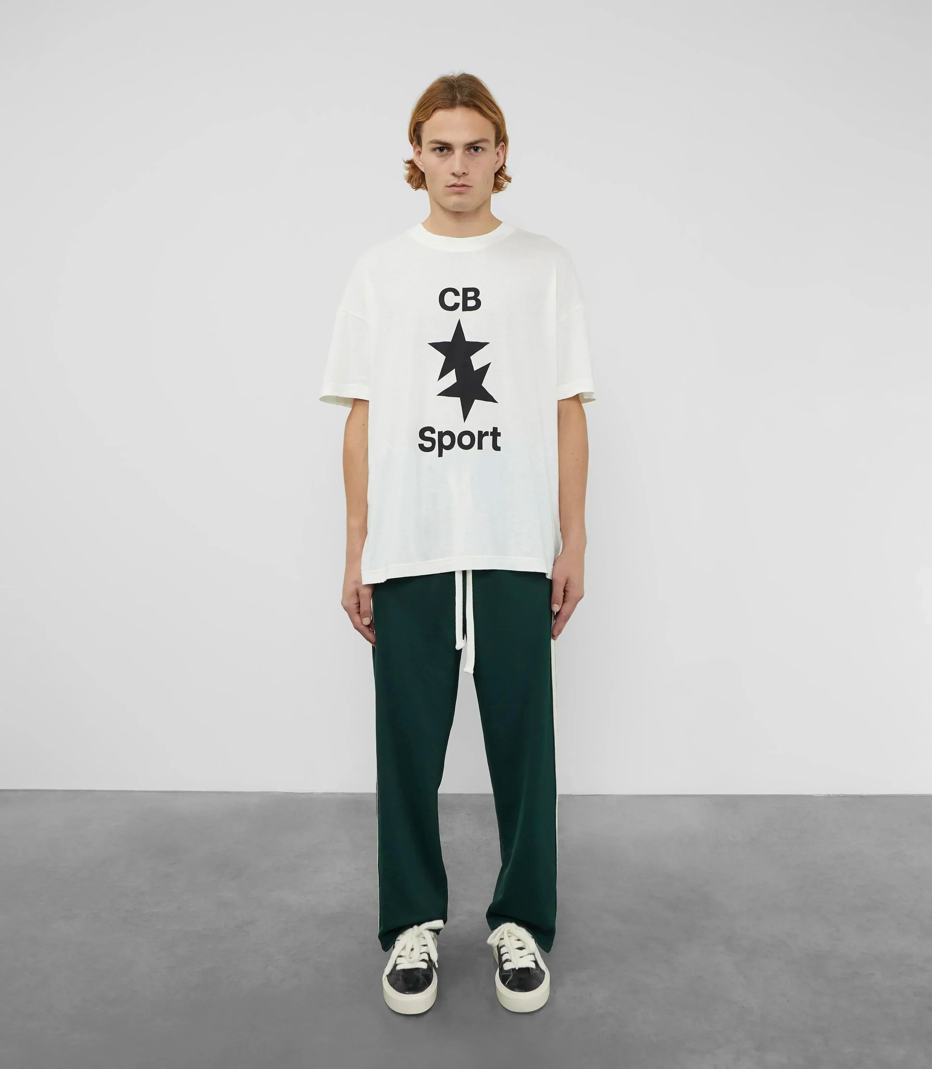 Classic Outdoor Leisure Cole Buxton Spring/Summer Men/Women Top Letter Logo Printed Short sleeved T-shirt Black White  Tees GYM