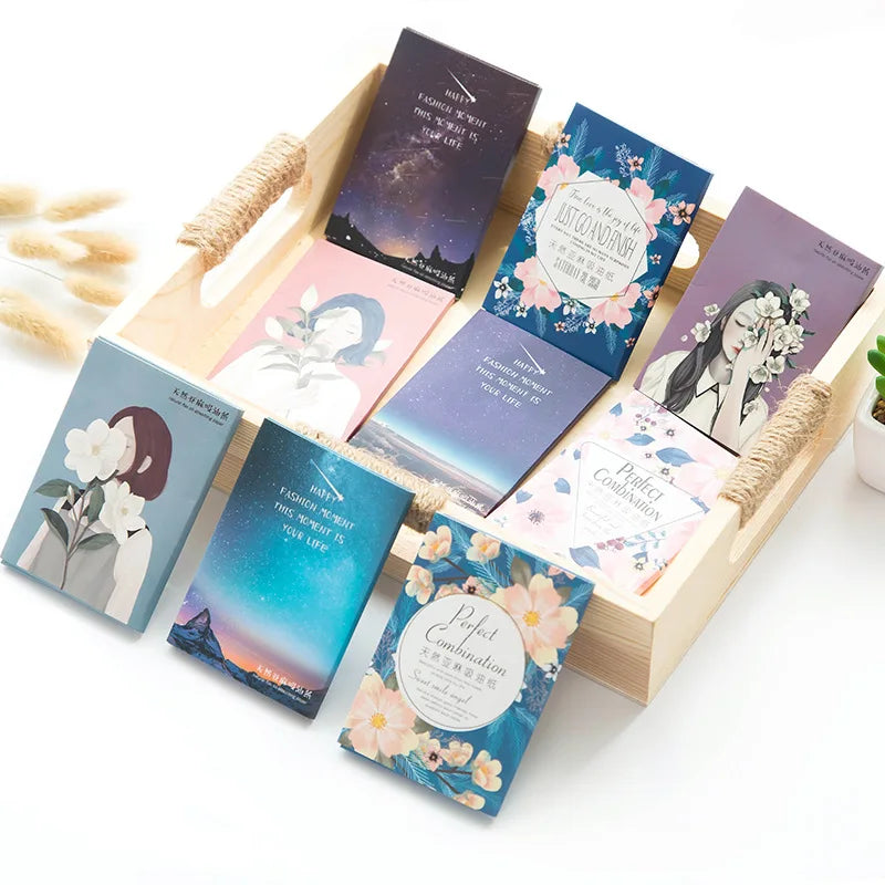 50 / 100 pcs Sheets Face Oil Blotting Paper Matting Face Wipe Tissue Facial Cleaner Face Oil Control Film Oil Absorbing Paper
