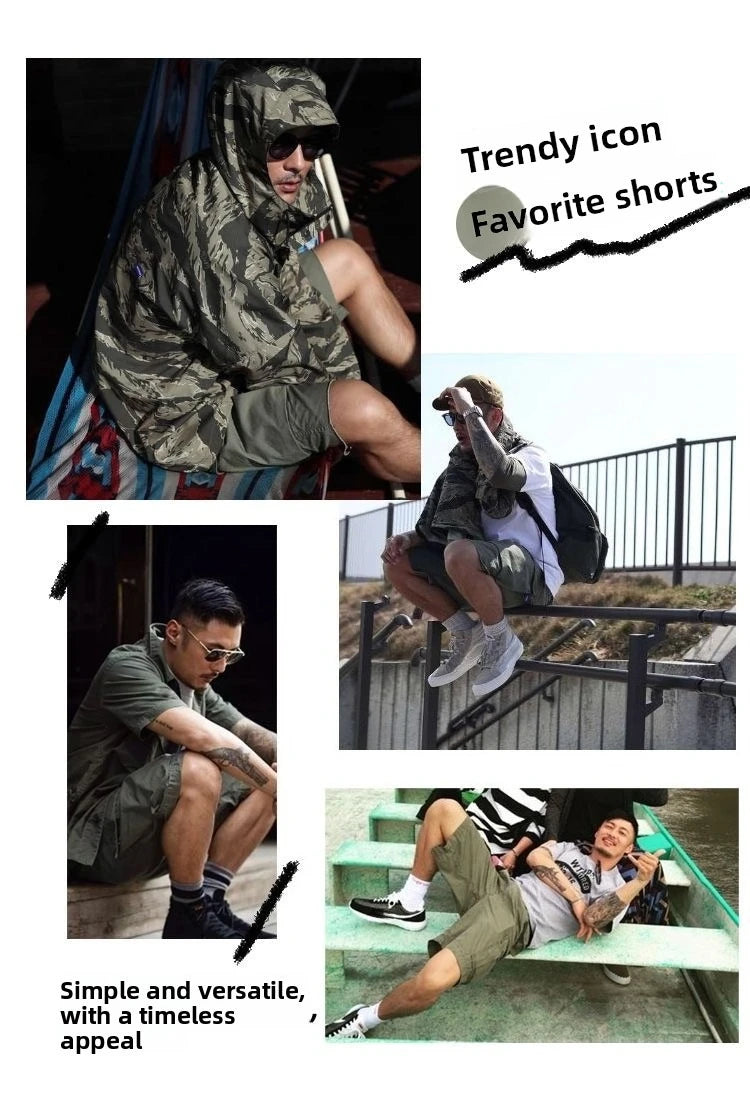 Men's Shorts Men Casual Shorts Men Sports Shorts New Fashionable Trend Casual Shorts , Suitable for Daily Casual Wear and Sports