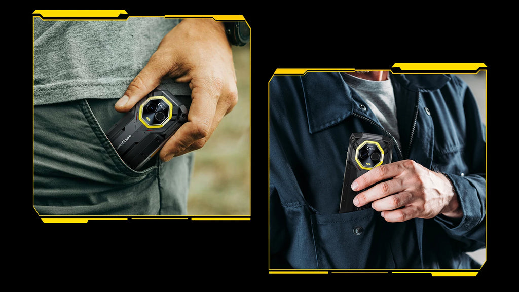 Ulefone Armor Mini 20T Pro 5G  4.7" Display  Rugged Phone LED Light Android 14 Smartphone 6200mAh 16GB+256GB 33W Mobile Phone