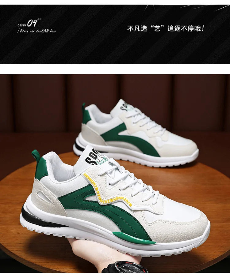 Casual Sneakers 2025 Men's Shoes New Trend Mountaineering Sports Mesh Breathable Fashion Versatile Casual Shoes Retro Dad Shoes
