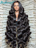200% Transparent Body Wave Lace Front Brazilian 13x4 Curly Human Hair Wigs 13x6 Hd Lace Frontal Wig For Women 5x5 Closure Wig
