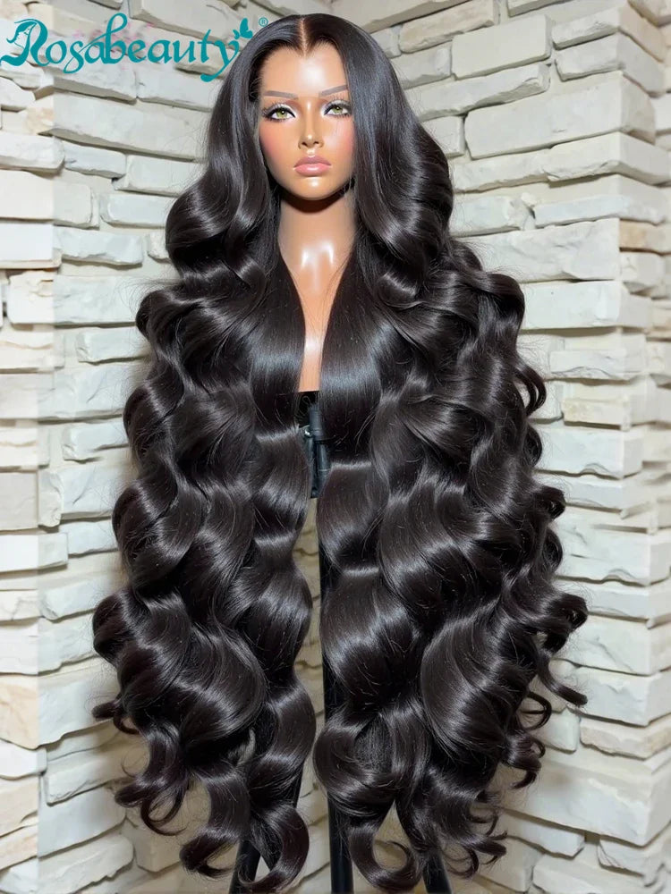 200% Transparent Body Wave Lace Front Brazilian 13x4 Curly Human Hair Wigs 13x6 Hd Lace Frontal Wig For Women 5x5 Closure Wig