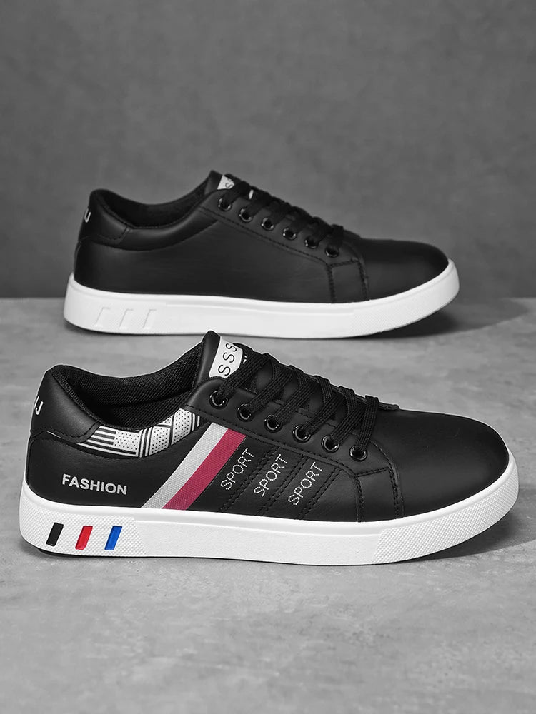 New Trendy Versatile Sneakers for Men, Low-Top Casual Sneakers, Waterproof, Non-Slip, Wear-Resistant Student Sports Shoes, Lightweight Soft-Soled Shoes for Daily Commuting