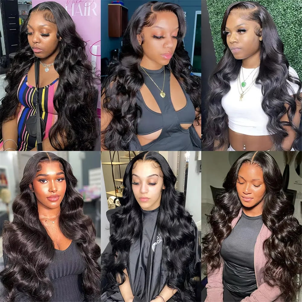 300% 30 40 Inch Body Wave 13x6 Hd Lace Frontal Wig Human Hair Brazilian Pre Plucked Lace Wigs For Women 13x4 Lace Front Wig 13x7