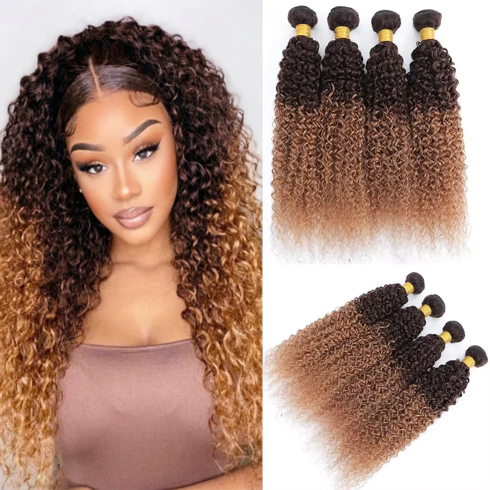12A Kinky Curly human Hair Bundles 100% Human Hair Extensions Burmese Curly Hair 1/3/4 Bundles Brazilian Virgin Remy Hair