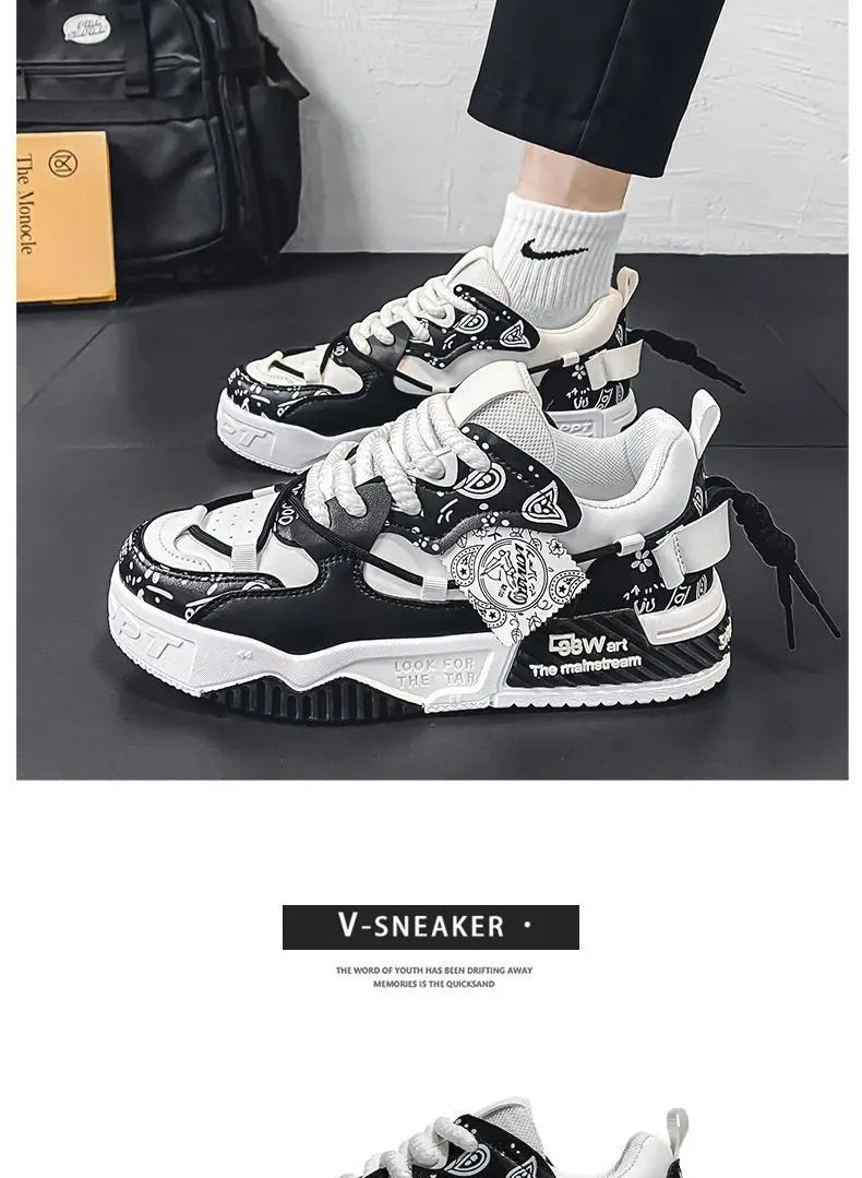 Men's Sneakers Trendy Skateboard Shoes Autumn New Casual Shoes Designer Platform Running Shoes for Men Tennis Zapatillas Hombre