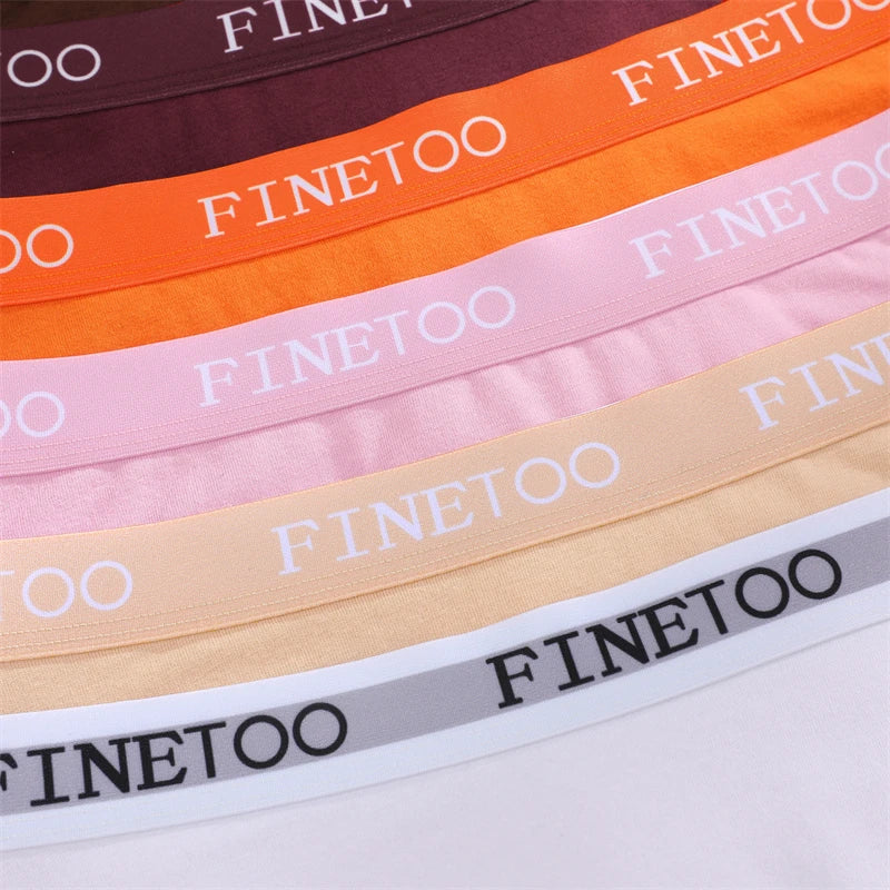 5Pcs/Set Women Cotton Panties Female Middle Waist Sexy Panties Seamless S-XL Underwear Solid Color Bikini Girls Intimates Briefs