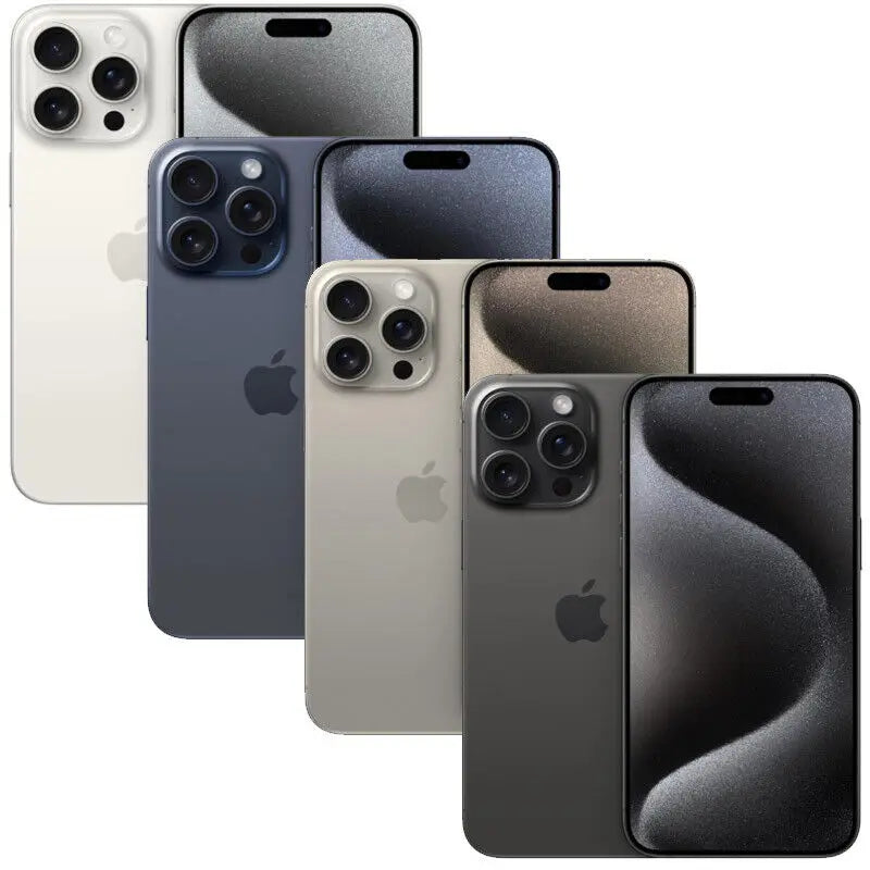 Original iPhone 15 Pro Max 256/512GB 1TB ROM Only eSIM / Physical SIM Card 8GB RAM 6.7" OLED NFC A16 Unlocked 5G Cell Phone