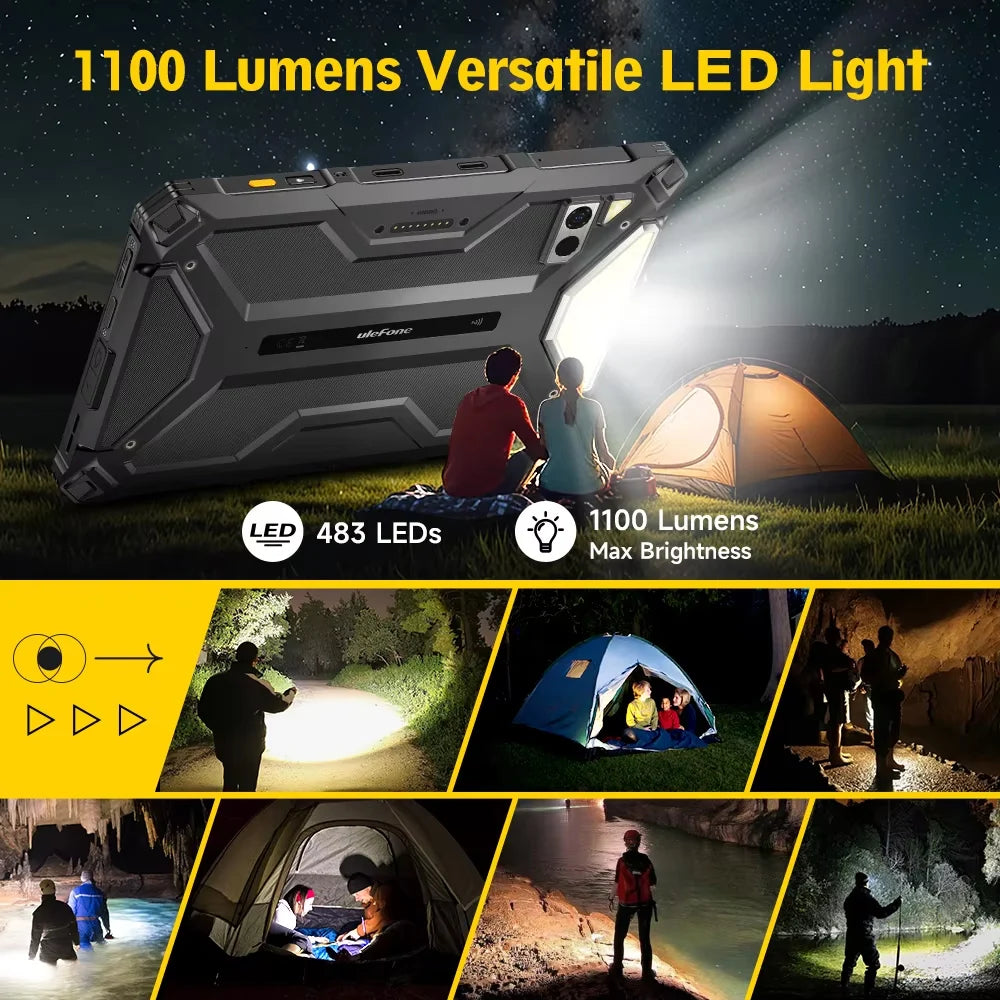 Ulefone Armor Pad 4 Ultra (T ) 16GB(8+8) 256GB 5G Rugged Tablet 11800mAh 10.36 Inch Android 14 50MP LED Light Tablets PC Global