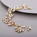 Gold Wedding Head Jewelry Red Bridesmaid Headpieces Blue Handmade Rhinestone Headband Bridal Hair Accessories Tiaras For Women