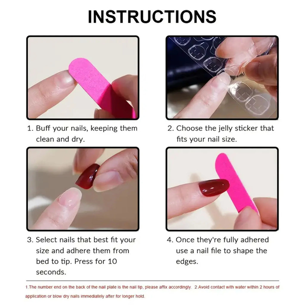 24pcs Simple French Fake Nails Pink Bow White Edge Press on Nails Women Full Cover Wearable Short Coffin False Nail Tips