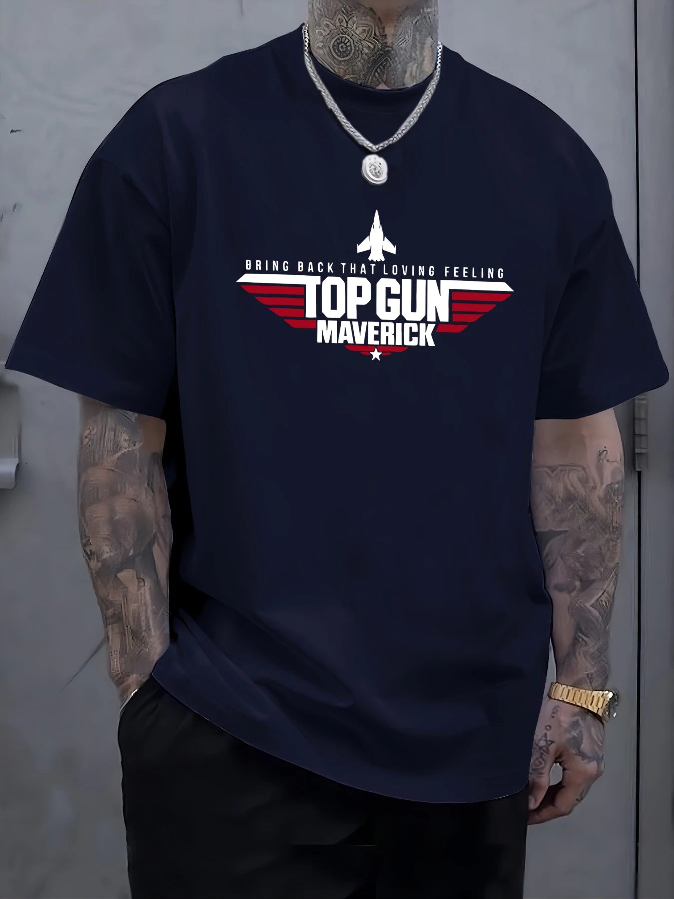 Top Gun Maverick Printing T Shirts Man Cotton Fashion T-Shirt Unisex Casual Oversize Clothes Soft Summer Trendy Street Tops