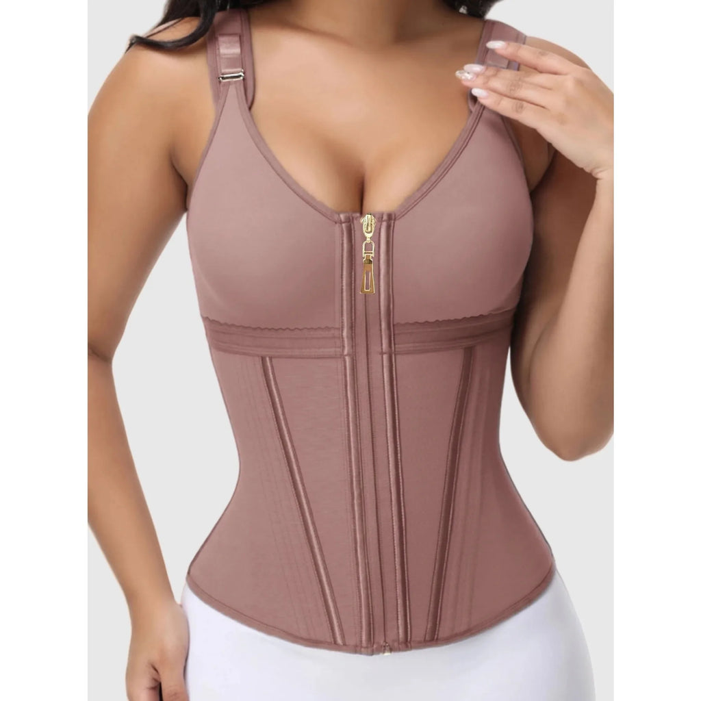 Women's Underbust Corset Waist Trainer Cincher Hourglass Body Shaper Slimming Sport Girdle Tummy Fat Burner Vest