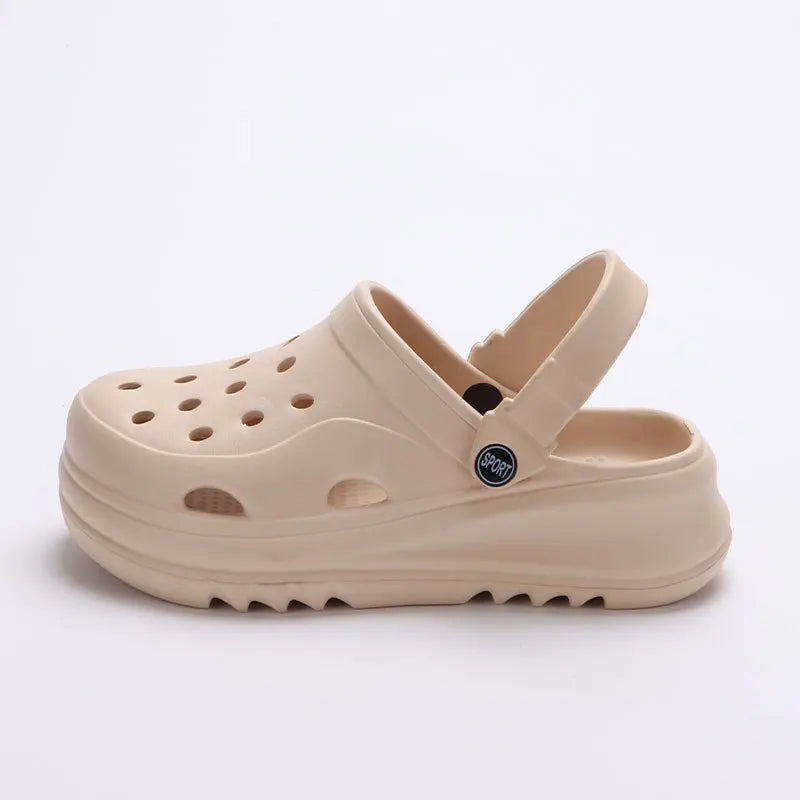 Chunky Platform Clogs Shoes for Women Thick Bottom Non Slip Beach Sandals Woman Summer 2024 Fashion Wedges EVA Sandals Slippers