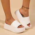 Chunky Platform Sandals Women Fashion Black EVA Wedge Slippers for Woman 2024 Summer Thick Bottom Slides Women Sandals
