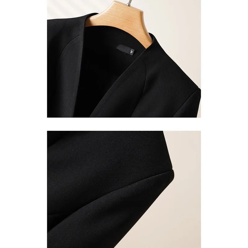 2026 New Women Blazer Jacket New Korean Fashion Long Sleeves Suit Coat Clothes Loose Slim Black Blazer for Women Chic Tops - T&NLIFESTYLE 2026 New Women Blazer Jacket New Korean Fashion Long Sleeves Suit Coat Clothes Loose Slim Black Blazer for Women Chic Tops