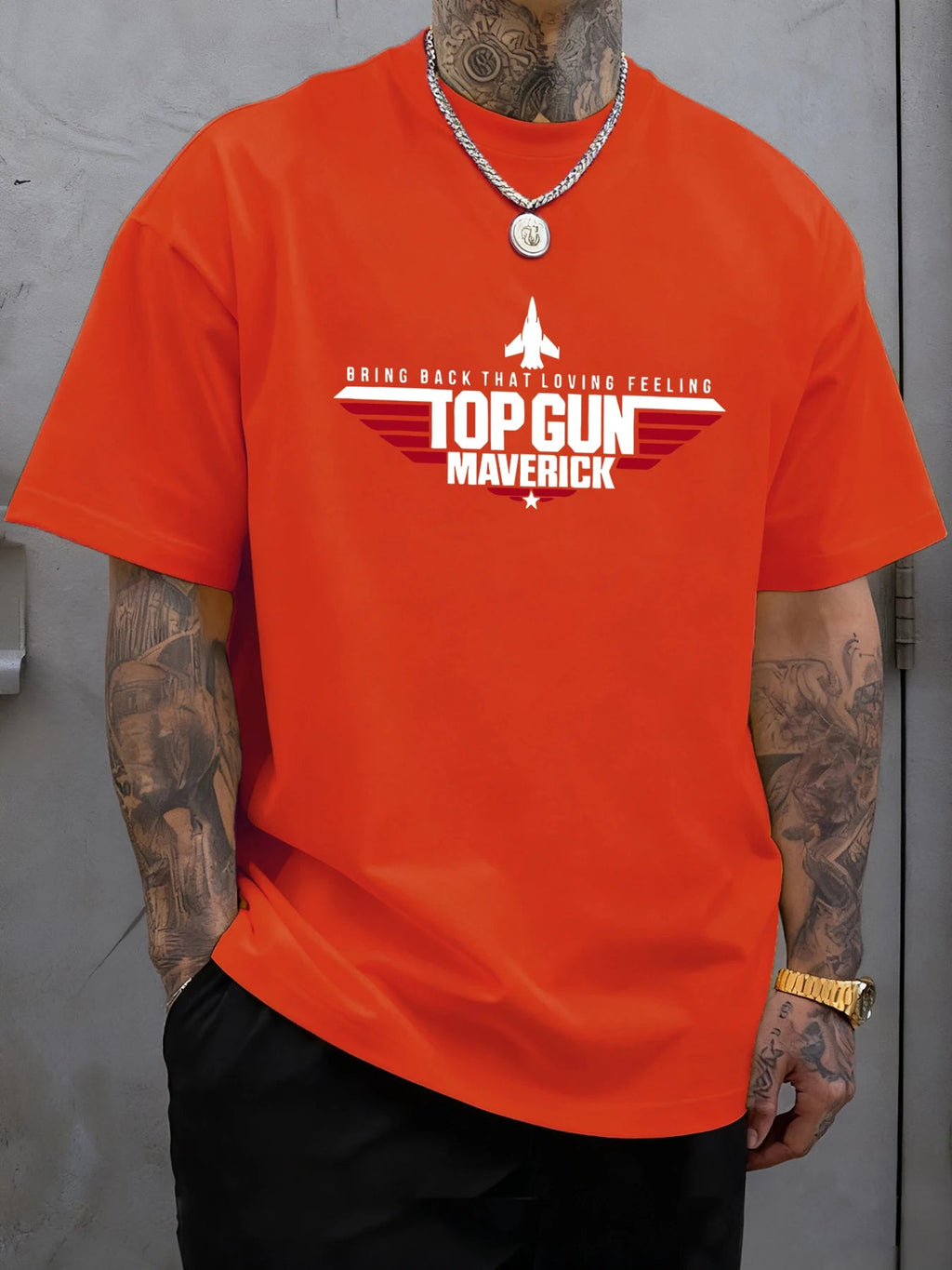 Top Gun Maverick Printing T Shirts Man Cotton Fashion T-Shirt Unisex Casual Oversize Clothes Soft Summer Trendy Street Tops - T&NLIFESTYLE Top Gun Maverick Printing T Shirts Man Cotton Fashion T-Shirt Unisex Casual Oversize Clothes Soft Summer Trendy Street Tops